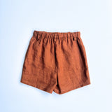 Ollie Linen Shorts (Tan)
