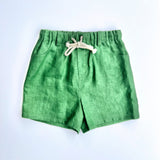 Ollie Linen Shorts (Green)