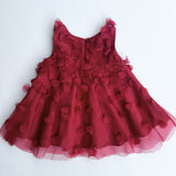 Charlotte Silk Organza Dress (Red)