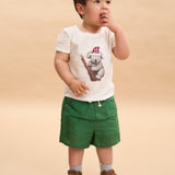 Ollie Linen Shorts (Green)