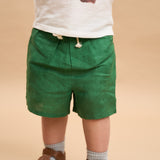 Ollie Linen Shorts (Green)